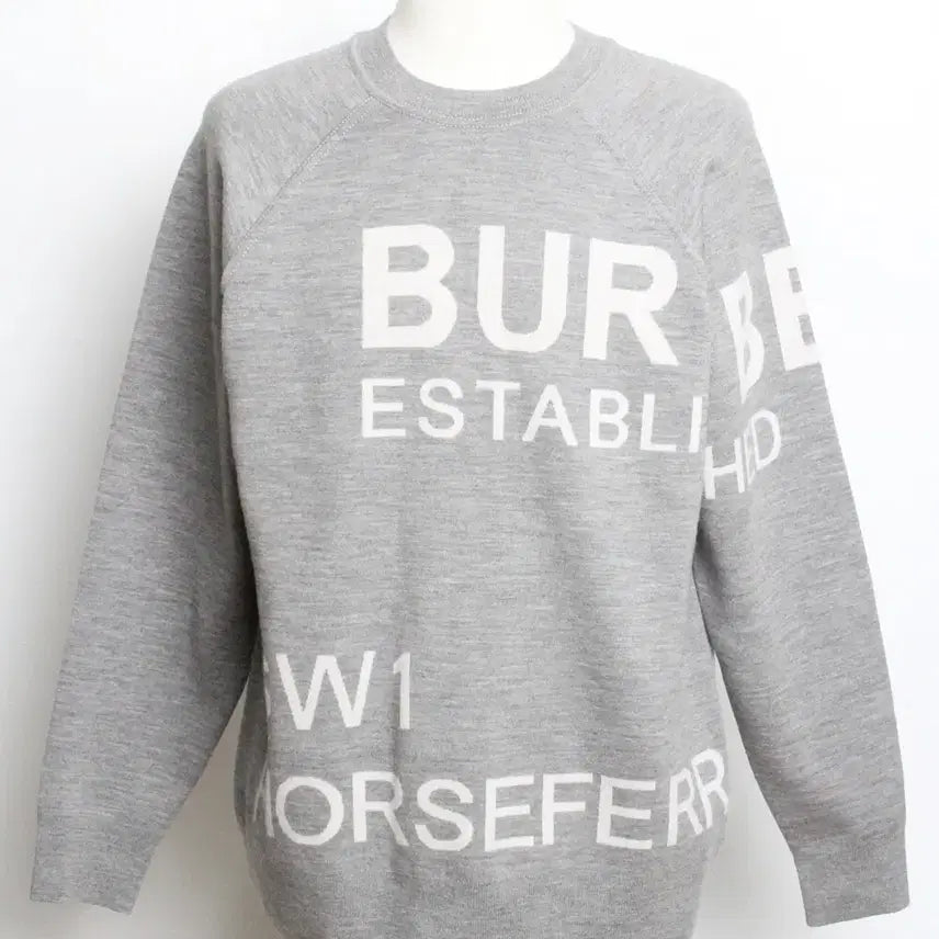 [BUNJANG] Burberry Hospery Merino Wool Blend Sweater (M/95) / 버버리 호스페리 메리노 울블렌드 스웨터 M(95)