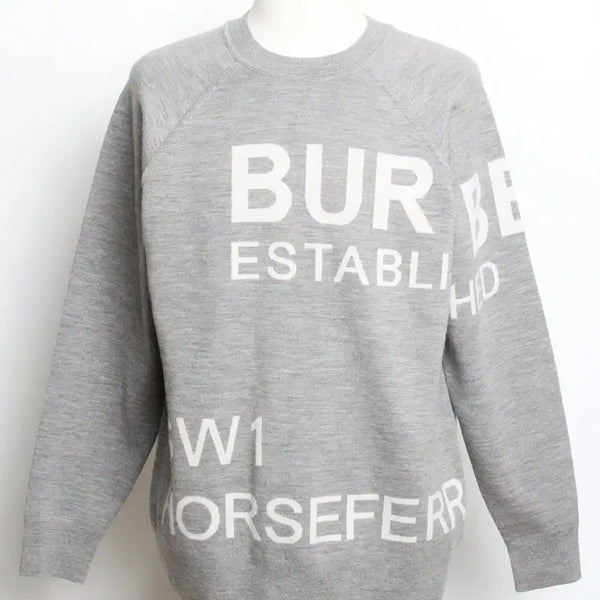 [BUNJANG] Burberry Hospery Merino Wool Blend Sweater (M/95) / 버버리 호스페리 메리노 울블렌드 스웨터 M(95)