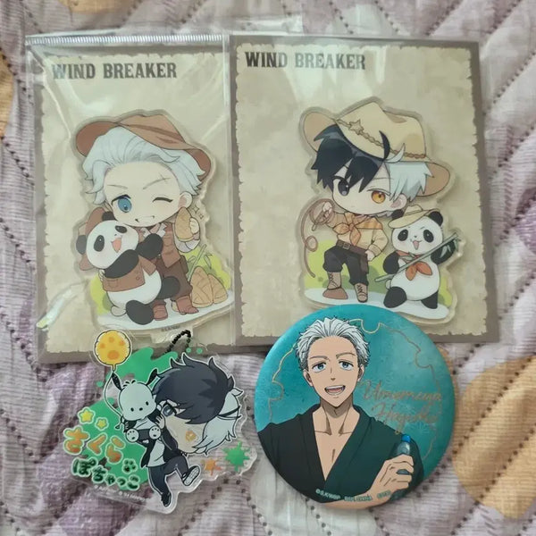 [BUNJANG] Wind Breaker Umemiya & Sakura Acrylic Stand Set / 윈브레 우메미야&사쿠라 아크릴 스탠드 판매