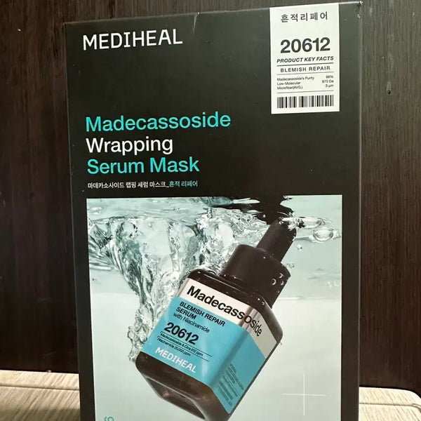 [BUNJANG] Mediheal Madecassoside Wrapping Serum Mask Pack (10 Sheets) / 메디힐 마데카소사이드 랩핑 세럼 마스크 10개입