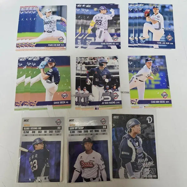 [BUNJANG] Doosan Bears KBO Plus 2026 Card Bundle (Parallel, Record, Normal) / 2026 kbo 플러스 두산 카드 일괄 판매 윤준호 강승호 손아섭