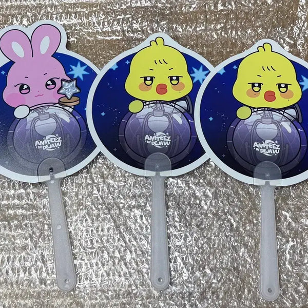 [BUNJANG] Ateez Aniteez Bundle Set Fans / 일괄 애니티즈 부채 에이티즈 떵별이 뿅밍이 aniteez ateez