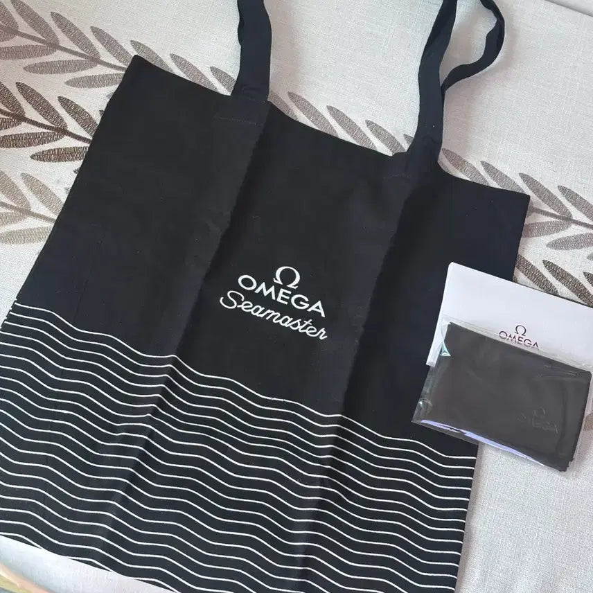[BUNJANG] Omega Eco Bag & Watch Cloth Bundle / [새상품] 오메가 에코백 / 오메가 시계 융