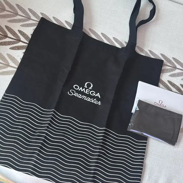 [BUNJANG] Omega Eco Bag & Watch Cloth Bundle / [새상품] 오메가 에코백 / 오메가 시계 융