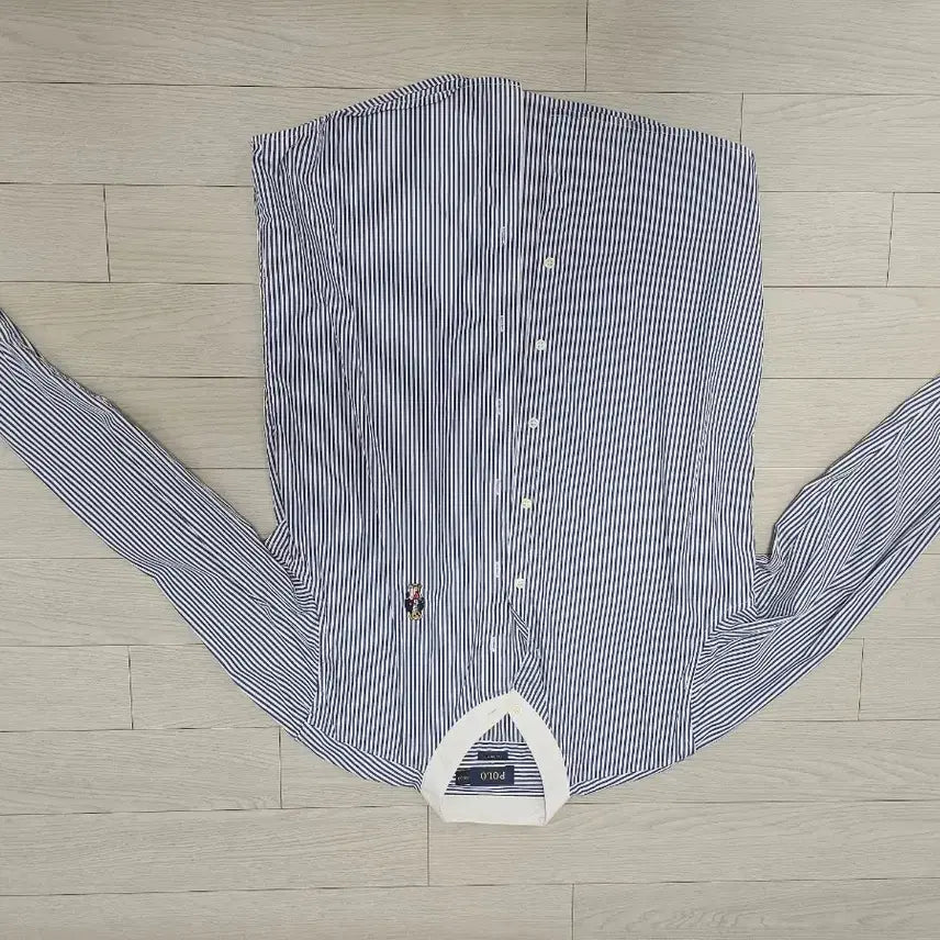 [BUNJANG] Polo Teddy Bear Shirt Set (Size 100) / 폴로 테디베어 셔츠 100 두벌일괄