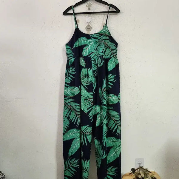 [BUNJANG] Sleeveless Wide Jumpsuit / 나시 와이드 점프수트