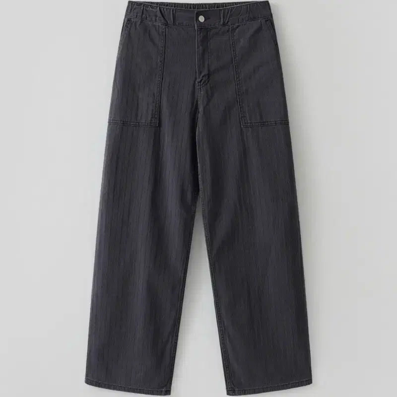 [BUNJANG] TANATT Fatigue Line Pants Navy / 타낫 퍼티그 라인 팬츠 네이비 Fatigue line pants