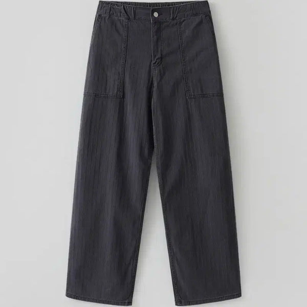 [BUNJANG] TANATT Fatigue Line Pants Navy / 타낫 퍼티그 라인 팬츠 네이비 Fatigue line pants
