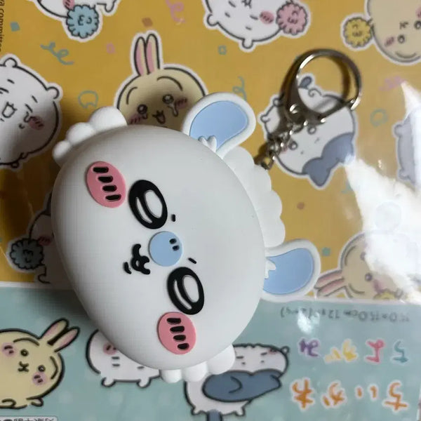 [BUNJANG] Chiikawa Momonga Restaurant Silicone Pouch Keychain Japan Exclusive / 치이카와 모몽가 레스토랑 실리콘 파우치 키링 일본 한정 굿즈