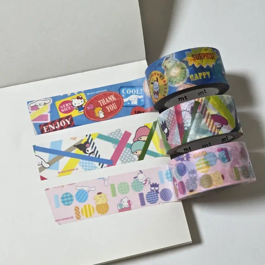 [BUNJANG] Sanrio 100th Anniversary Masking Tape Set / mt 100주년 마스킹테이프 산리오 세트