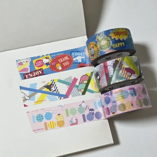 [BUNJANG] Sanrio 100th Anniversary Masking Tape Set / mt 100주년 마스킹테이프 산리오 세트