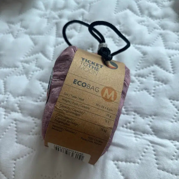 [BUNJANG] Ticket to the Moon Eco Bag Pink M / 티켓투더문 에코백 핑크 M