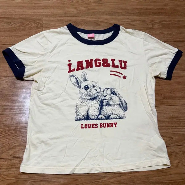 [BUNJANG] RAINE & LUE Short Sleeve T-Shirt / 랭앤루 반팔티