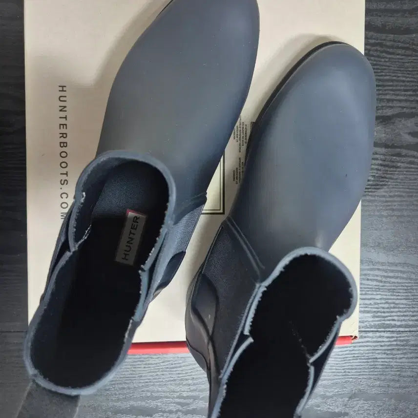 [BUNJANG] Hunter Original Refined Chelsea Boots Navy (270) / 헌터 레인부츠(270)