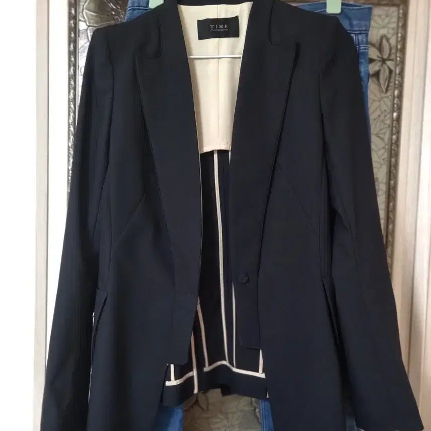 [BUNJANG] TIME Silk Blend Jacket / 미사용))타임 실크혼방 자켓 82