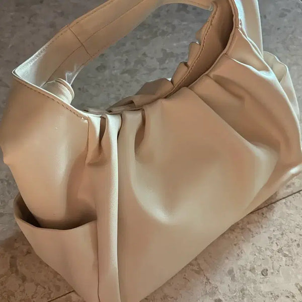 [BUNJANG] Women's Ivory Hobo Bag / 여성 아이보리 호보백 착용샷O