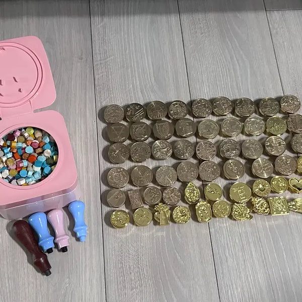 [BUNJANG] Sealing Wax Stamp Set / 실링왁스 도장