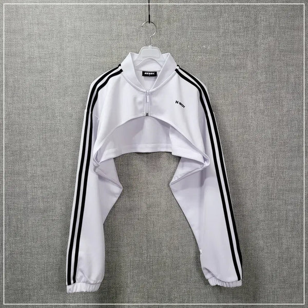 [BUNJANG] NERDY White Underboob Jersey Women's S / 2580. 널디 화이트 언더붑저지 여성S