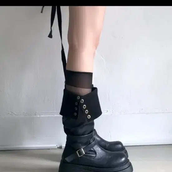 [BUNJANG] DITTOER Mona Folding Boots / 사이즈 교환)딧소어 모나 폴딩 부츠(환연 민경 부츠)