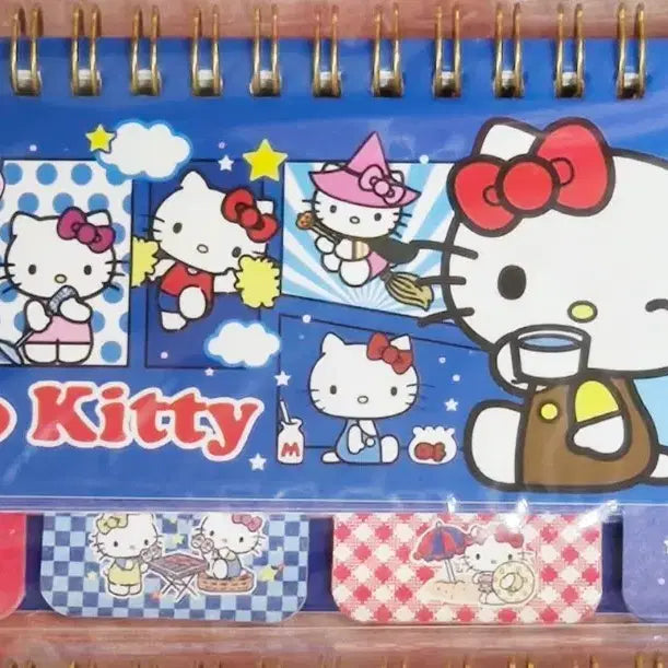 [BUNJANG] Hello Kitty Horizontal Notebook Blue / 헬로키티 가로수첩 블루