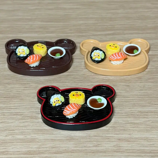 [BUNJANG] Miniature Rilakkuma Sushi Set / 미니어쳐 리락쿠마 초밥 세트