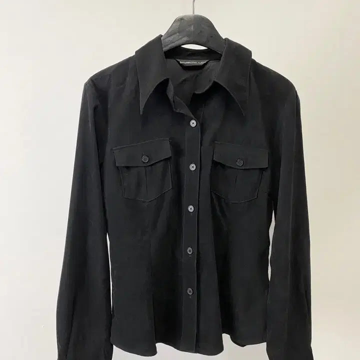 [BUNJANG] Sugarless Gal Vintage Open Collar Pocket Shirt / 빈티지 sugarless gal 오픈 카라 포켓 셔츠