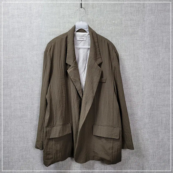 [BUNJANG] SYSTEM Brown Loose Fit Jacket / 2581. SYSTEM 브라운 루즈핏자켓 여성82