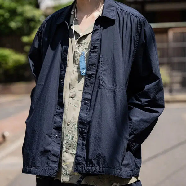 [BUNJANG] Porter Classic Weather Poplin Gathered Jacket / 포터클래식 포플린 게더 자켓