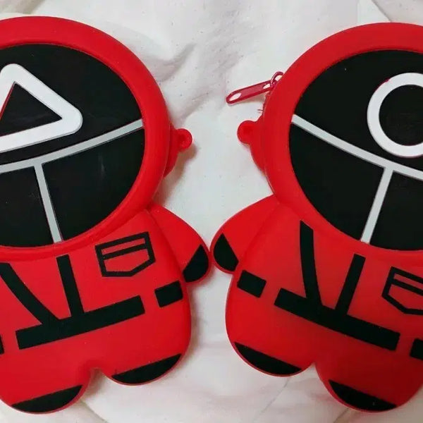 [BUNJANG] Squid Game Coin Purse Set / 오징어게임 뽁뽁이 푸쉬팝 동전지갑 세트