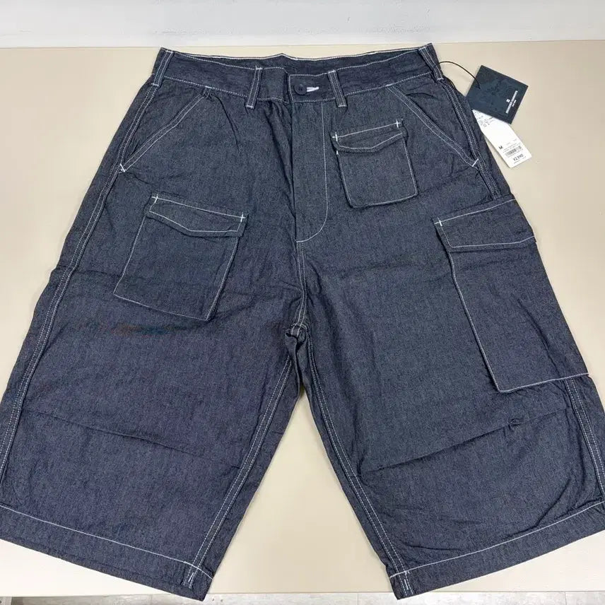 [BUNJANG] GU x Engineered Garments Utility Cargo Shorts Navy M / [M] 지유 GU x 엔지니어드 가먼츠 유틸리티 카고 반바지 지유