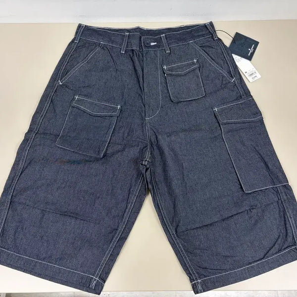 [BUNJANG] GU x Engineered Garments Utility Cargo Shorts Navy M / [M] 지유 GU x 엔지니어드 가먼츠 유틸리티 카고 반바지 지유