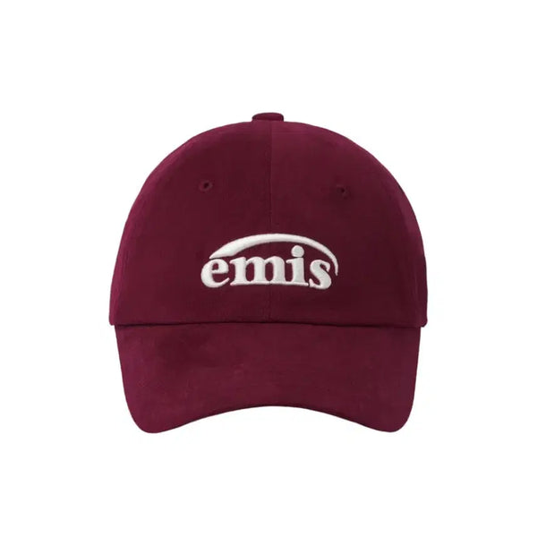 [BUNJANG] EMIS Ball Cap Burgundy / 이미스 볼캡 버건디