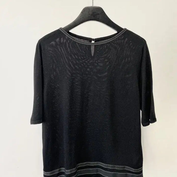 [BUNJANG] Joconde Vintage Silky Knit Blouse / 빈티지 joconde 실키 니트 블라우스