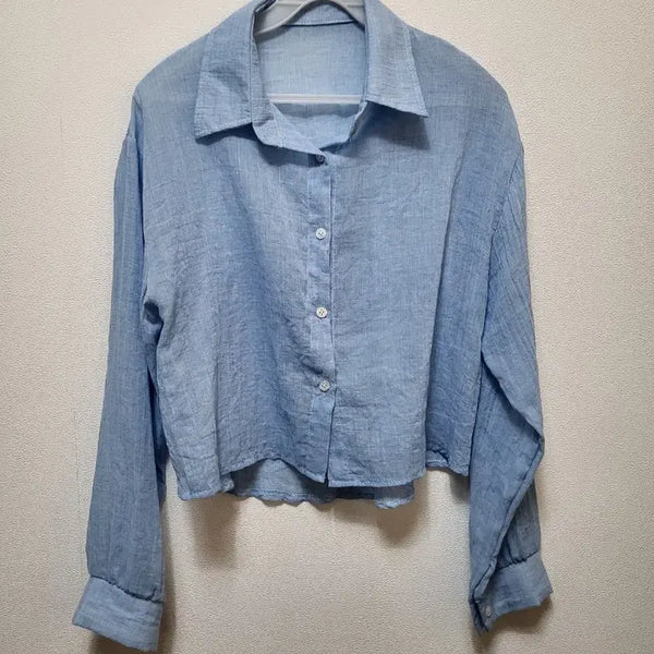 [BUNJANG] Sky Linen Shirt / 82400 스카이 린넨 셔츠