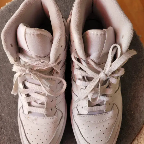 [BUNJANG] Adidas High-Top Sneakers White / 아디다스 하이탑 운동화 화이트