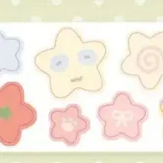 [BUNJANG] PomPom Fun Star Kiss-Cut Washi Tape / 폼폼 재미난별 키스컷띵 마테띵
