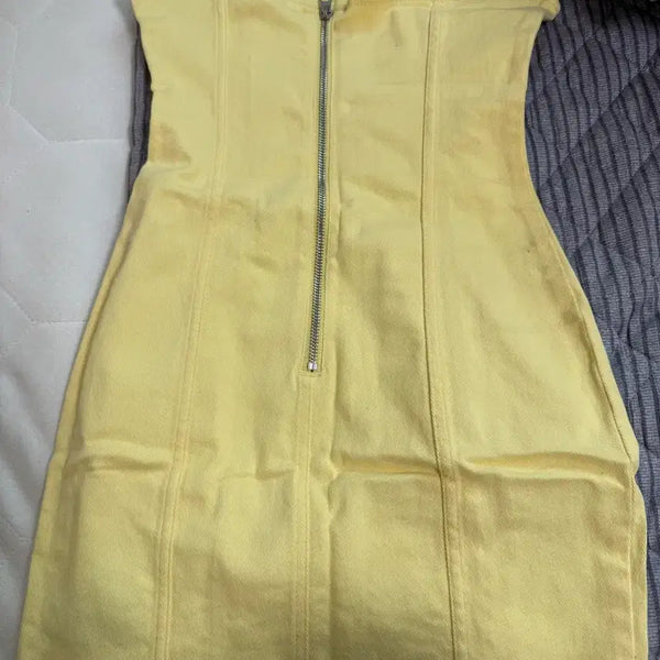 [BUNJANG] H&M Yellow Sleeveless Dress / H&M 노란색 원피스