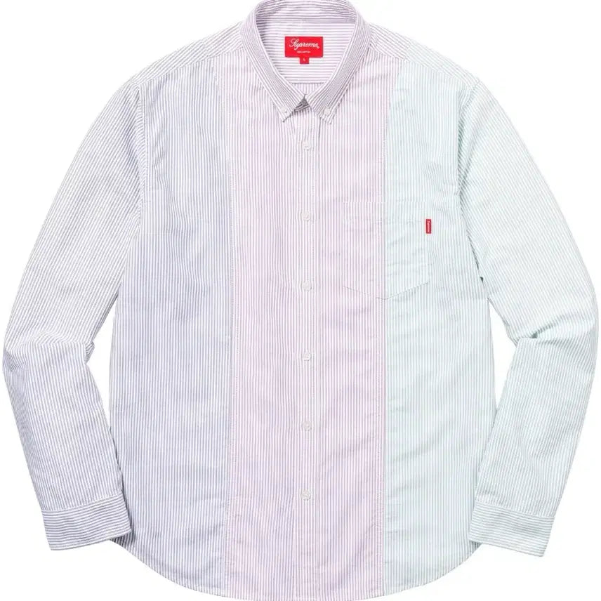 [BUNJANG] Supreme 18SS Multi Stripe Oxford Shirt / (M)슈프림 18SS 옥스포드 셔츠
