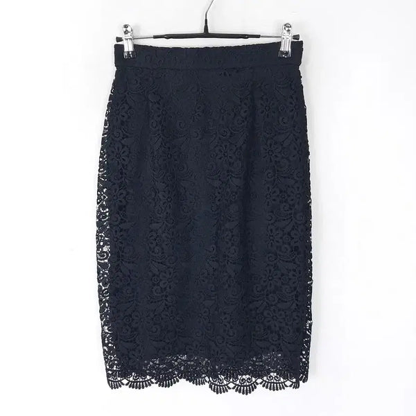 [BUNJANG] Uniqlo Lace Midi Skirt / 유니클로  레이스 미디스커트 S