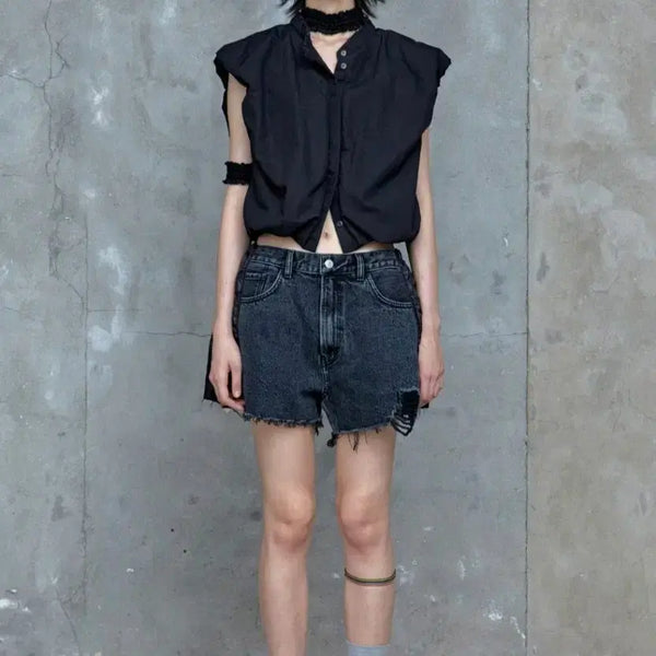 [BUNJANG] Ecru Standalone 25SS Denim Shorts Size 1 / 에크루 스탠드얼론 STANDALONE 25SS 데님 SHORTS 1사이즈