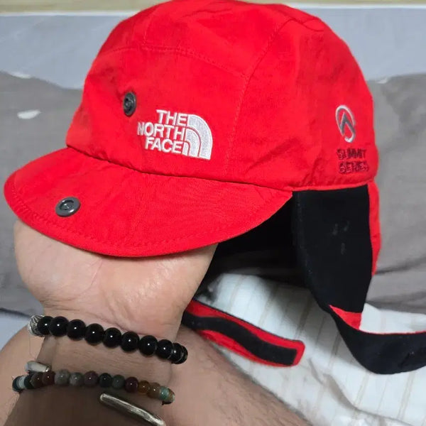 [BUNJANG] The North Face Summit Series Earmuff Hat Red / 노스페이스 서밋 시리즈 귀달이 모자 레드