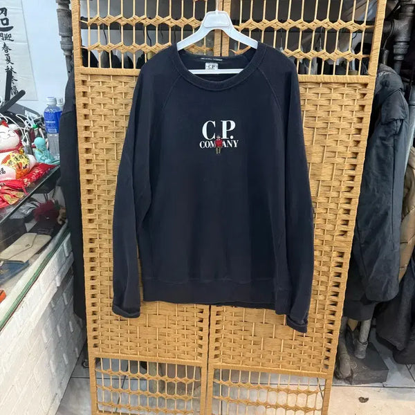 [BUNJANG] CP Company Big Logo Sweatshirt / 100 정품 cp컴퍼니 빅로고 스웻 맨투맨 팝니다
