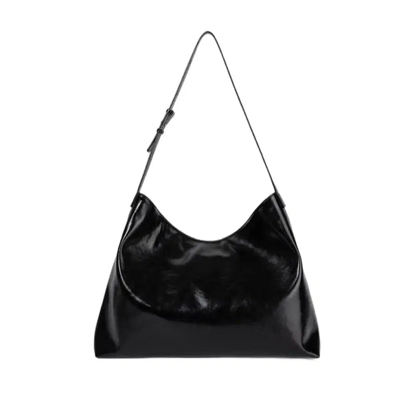 [BUNJANG] Low Classic Leather Large Bag Black / 로우클래식 레더 라지 백 블랙