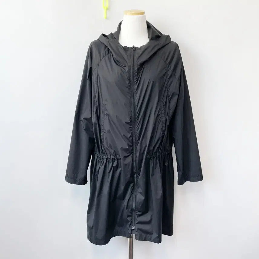 [BUNJANG] 8 Seconds Women's Long Hooded Windbreaker Jacket (M) / 8세컨즈 여성 후드 롱 바람막이 얇음 M 진스센스