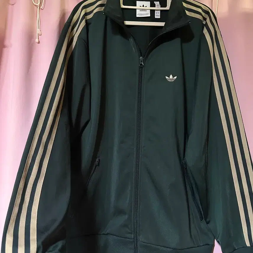 [BUNJANG] Adidas Beckenbauer Track Top Zip-Up Jacket Green / 아디다스져지 아디다스 베켄바우어 트랙탑 집업 불꽃져지 그린 삼선 투웨이져지