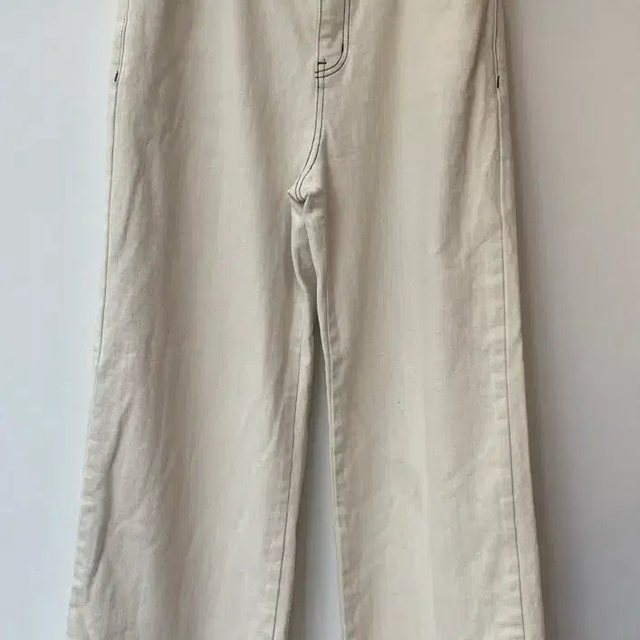 [BUNJANG] Ivory Wide Denim Pants (L) / 아이보리 와이드 데님 팬츠 L