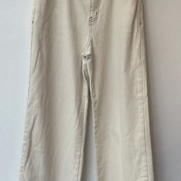 [BUNJANG] Ivory Wide Denim Pants (L) / 아이보리 와이드 데님 팬츠 L