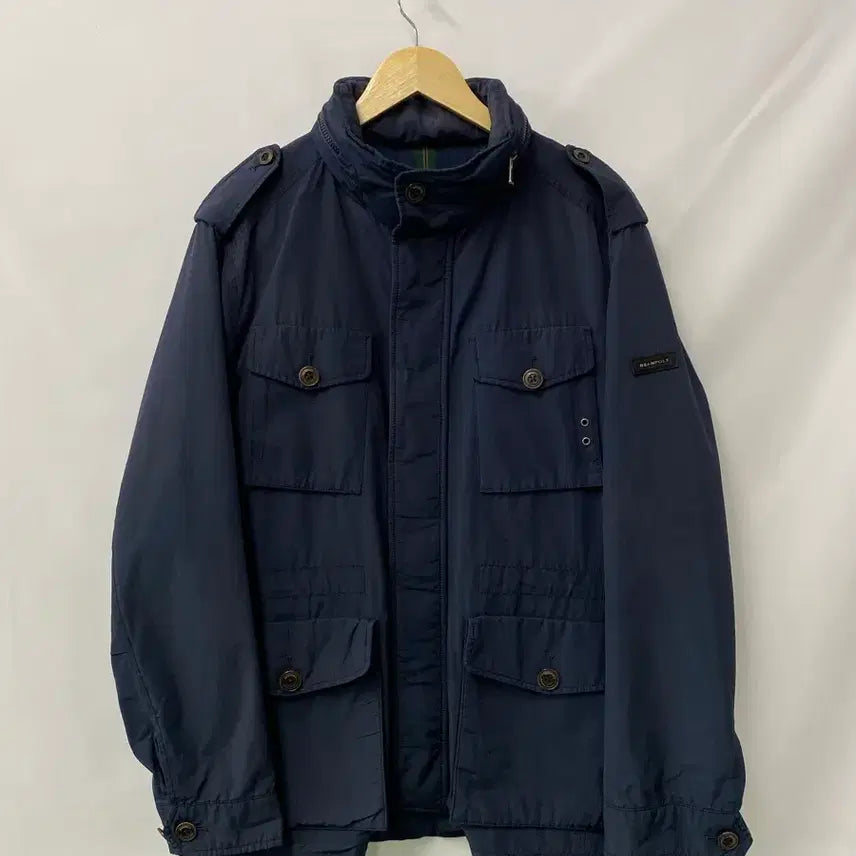 [BUNJANG] Beanpole Navy Multi-Pocket Utility Jacket 110 / 255. 빈폴 네이비 컬러 멀티포켓 유틸리티 자켓110