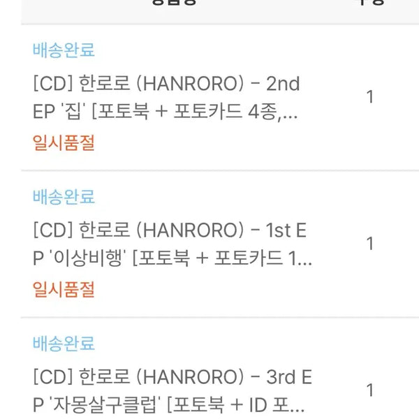 [BUNJANG] Hanroro 1st, 2nd, 3rd Album Bundle Set (Sealed) / 한로로 1집 2집 3집 미개봉 앨범 이상비행 집 자몽살구클럽 cd