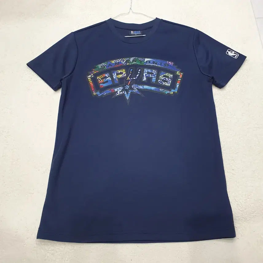 [BUNJANG] NBA Navy Performance T-Shirt Size M / NBA 네이비 기능성 반팔티 M